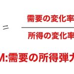 所得弾力性 高い マイナス