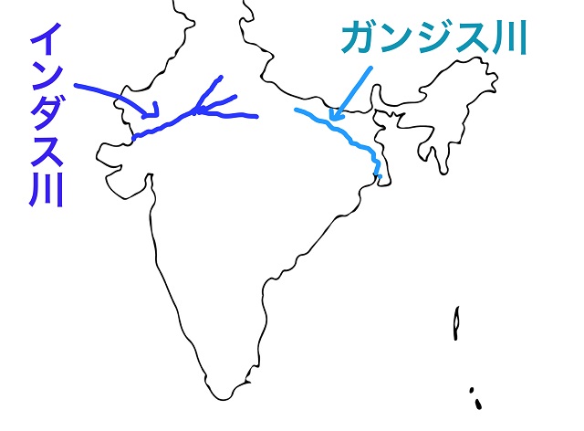 インダス川の場所