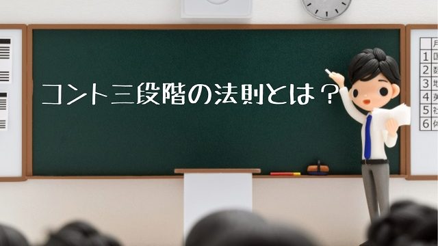 コント 三段階の法則