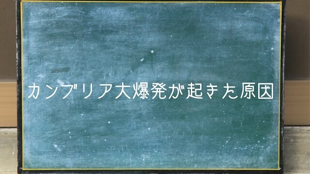 カンブリア大爆発 原因