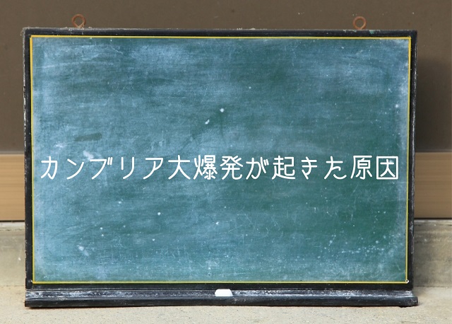 カンブリア大爆発 原因